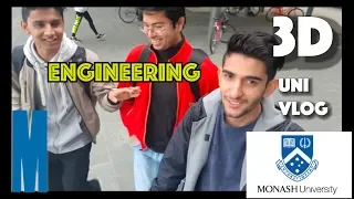 Day in the Life of Monash Engineering Students | 3D Uni Vlog | Monash University | Australia