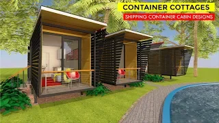 Off-Grid Container Cottages | 20 Foot Shipping Container Cabin Design + Floor Plans- CABINTAINER 160