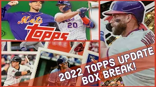 2022 Topps Update Baseball Jumbo Box Break