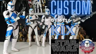 Custom Star Wars The Black Series Clone Trooper Kix 6 Inch Action Figure Tutorial
