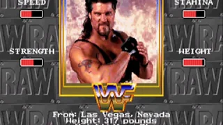 WWF RAW 32X roster 2