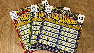 💰NEW £100 LOADED 💰 SCRATCH CARDS #scratchcards #nationallottery
