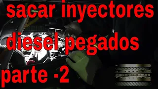 sacar inyectores de motor  Diesel pegados y solucionar problemas de arandela de inyector agarrotado