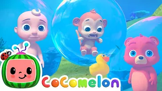 Swimming Song with JJ and Animal Friends! | CoComelon Animal Time | Animal Nursery Rhymes