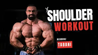 Behrouz Tabani Shoulder Workout - بهروز تابانی - تمرین سرشانه #mrolympia