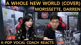 [ENGsub]K-pop Vocal Coach reacts to Morissette, Darren - "A Whole New World (Aladdin's Theme)"