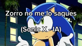 Zorro no me lo saques (Sonic X - IA)