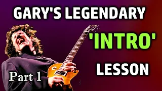 How To Play Gary Moore's Epic Live "Intro"  to Separate Ways - Part 1