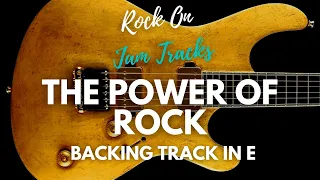 E Minor Heavy Simple Hard Rock Guitar Backing Track