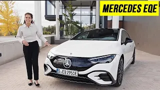 NEW 2023 Mercedes-Benz EQE 500 REVIEW || Amazing Futuristic E-Class Sized Electric Luxury Sedan