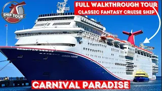 Carnival Paradise FULL SHIP WALKTHROUGH TOUR - Fantasy Class