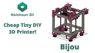 Cheap DIY 3D Printer Called Bijou Assembly Guide EP1 - Frame and Z