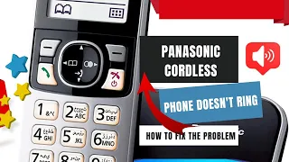 ⭕️What to do if your Panasonic cordless phone doesn't ring l How to Fix the Problem