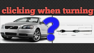 how to replace right front cv axle shaft volvo C70