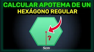 APOTEMA DE UN HEXÁGONO | Calcular APOTEMA de un HEXÁGONO REGULAR