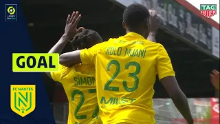 Goal Moses SIMON (15' - FC NANTES) STADE BRESTOIS 29 - FC NANTES (1-4) 20/21