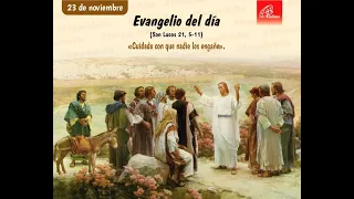 Evangelio del día 23 de noviembre del 2021