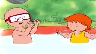 Caillou e Rosie Lutam na Piscina | Caillou em Português - WildBrain