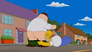 FAMILY GUY - PETER VS SIMPSONS GUY #1