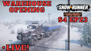 Chernokamensk Warehouse Time! Hard Mode LIVE! No Chained Tires! Episode 23 Amur SnowRunner Season 4