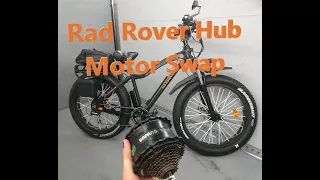 750w Bafang Hub Motor Install/Swap -  Rad Rover Ebike