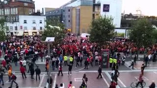Galatasary Army Marching to The Emirates