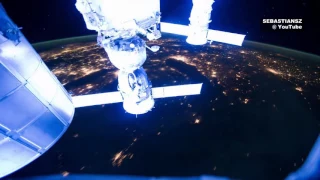 Earth at night seen from space ISS HD 1080p ORIGINAL