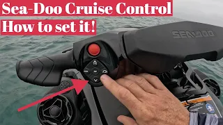 How to set and use your Sea-Doo Cruise Control and slow mode.