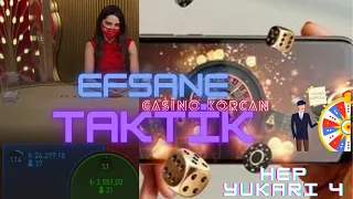 |BACCARAT| HEP YUKARI - TAKTİK #4  #Canlıcasino #parakazan