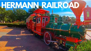 Riding the OLDEST Railroad Train at Hermann Park - Museum District Houston Texas