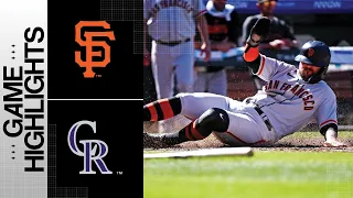 Giants vs. Rockies Game Highlights (9/17/23) | MLB Highlights