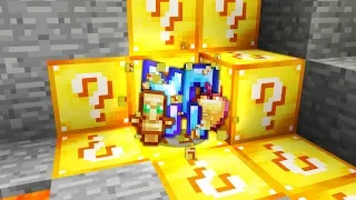 Minecraft UHC but the ores are Lucky Blocks...