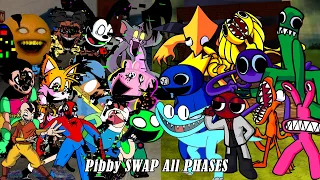 [SWAP Chapter 2] FNF Friends To Your End but Pibby ALL PHASES Vs Rainbow Friends (Cyan Yellow Join)