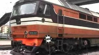 Trackside 136 - Passenger Train, Pskov, Russia 2003