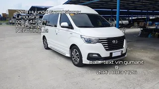 [SOLD]2019 Hyundai Grand Starex Limousine