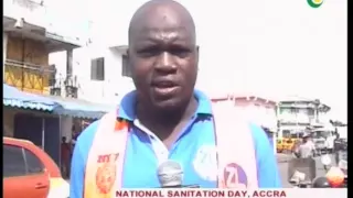 MiddayLive  - Nat'l Sanitation Day exercise poorly patronized at Abbossey Okine - 8/5/2016