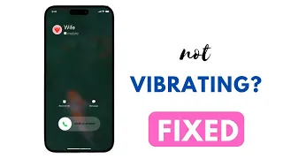 How to Fix iPhone Not Vibrating On Calls