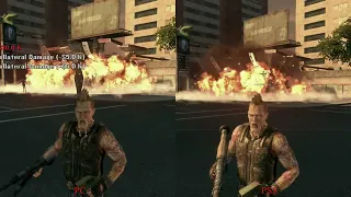 Mercenaries 2 Pc vs Playstation 3 Graphics comparison