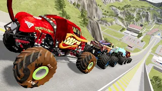 Monster Jam | Monster Truck | Insane Monster Jam Truck Jumps #97 - BeamNG Drive