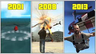 Evolution of Helicopter DETAILS in GTA games! (III vs VC vs SA vs IV vs V)