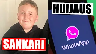 Varokaa tätä WhatsApp huijausta! 11-vuotias poika on sankari...