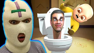 ОН ПРЕВРАТИЛСЯ В Skibidi Toilet ?! ИГРА The Baby In Yellow