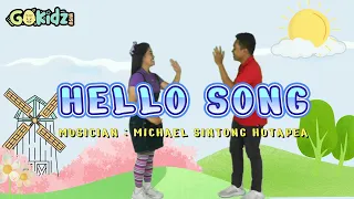 HELLO SONG | Moshi Moshi Olah Olah Kids Actions Song | Happy Song