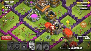 CoC-TH7 attack-destroyed easily TH8-WiLoon strategy