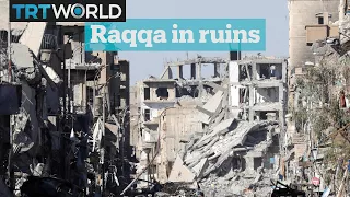 Devastating drone footage from inside Raqqa, Syria