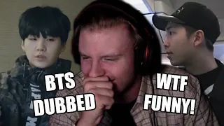 Reacting to if burn the stage was dubbed (OMG FUNNY AF) - bts reaction