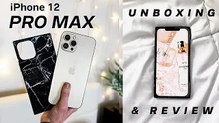 iPHONE 12 PRO MAX UNBOXING ✨GOLD✨ REVIEW, SETUP, FIRST IMPRESSIONS | Sam Ferro