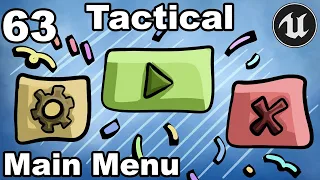 Tactical Combat 63 - Main Menu And Package - Unreal Engine Tutorial Turn Based