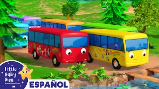 Diez Autobuses Parte 2 | +más Canciones Infantiles | Little Baby Bum en Español