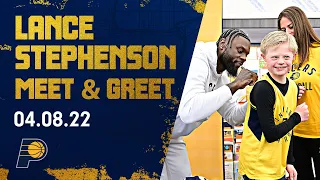 Lance Stephenson Meet & Greet | Indiana Pacers